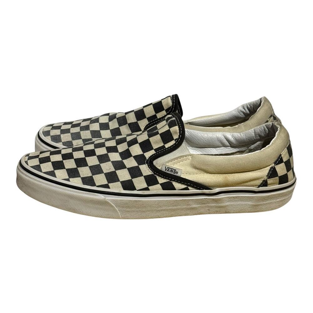 Vans Classic Slip On Checkerboard Sneakers Men's 10.5 Skate Casual - Picture 4 of 8